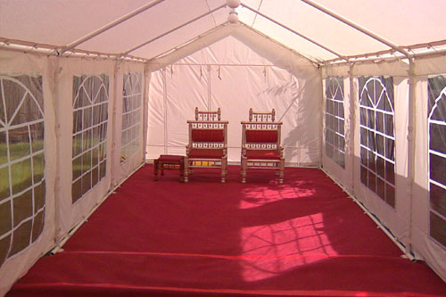 3 x 8 Marquee with Red Carpet